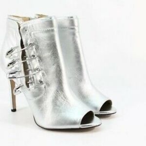 Katy Perry Peep Toe Bootie With Safety Pins